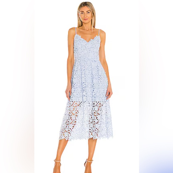ASTR the Label Blue Lace Dress - Picture 5 of 5